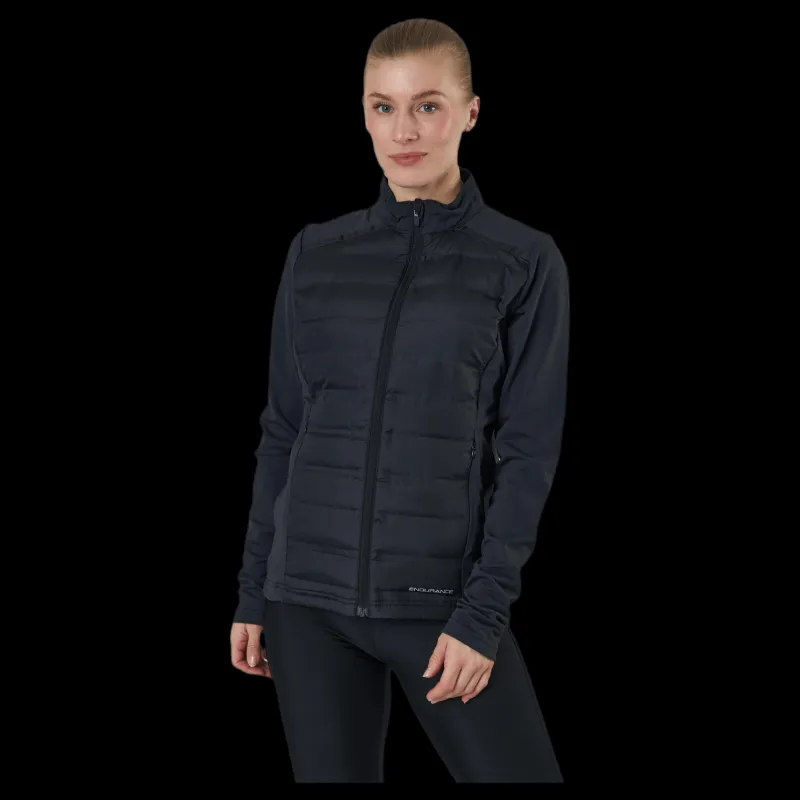 Online Endurance Reitta W Hot Fused Hybrid Jacket Black