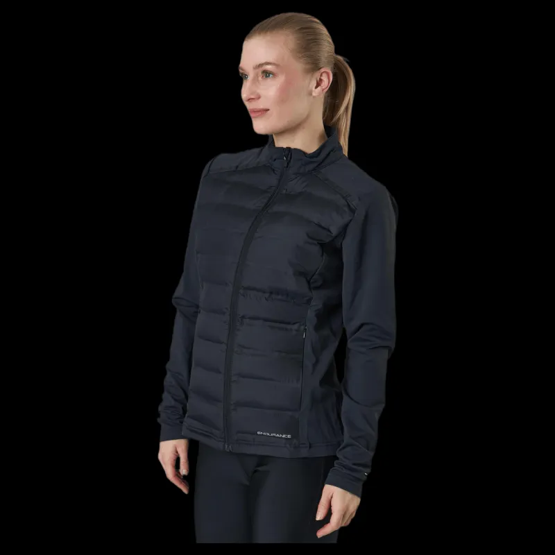 Online Endurance Reitta W Hot Fused Hybrid Jacket Black