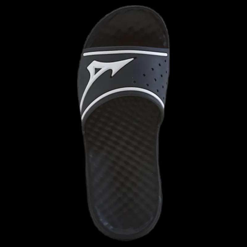 New Mizuno Relax Slide 2 Black / White Svart