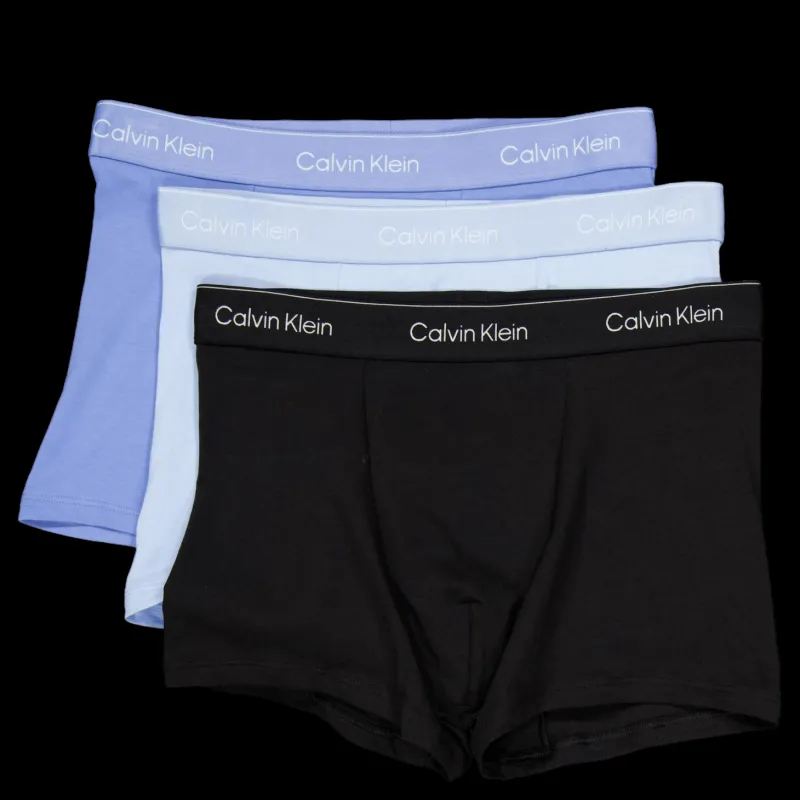 Online Calvin Klein Relaxed Dart Trunk 3pk Blue Svart