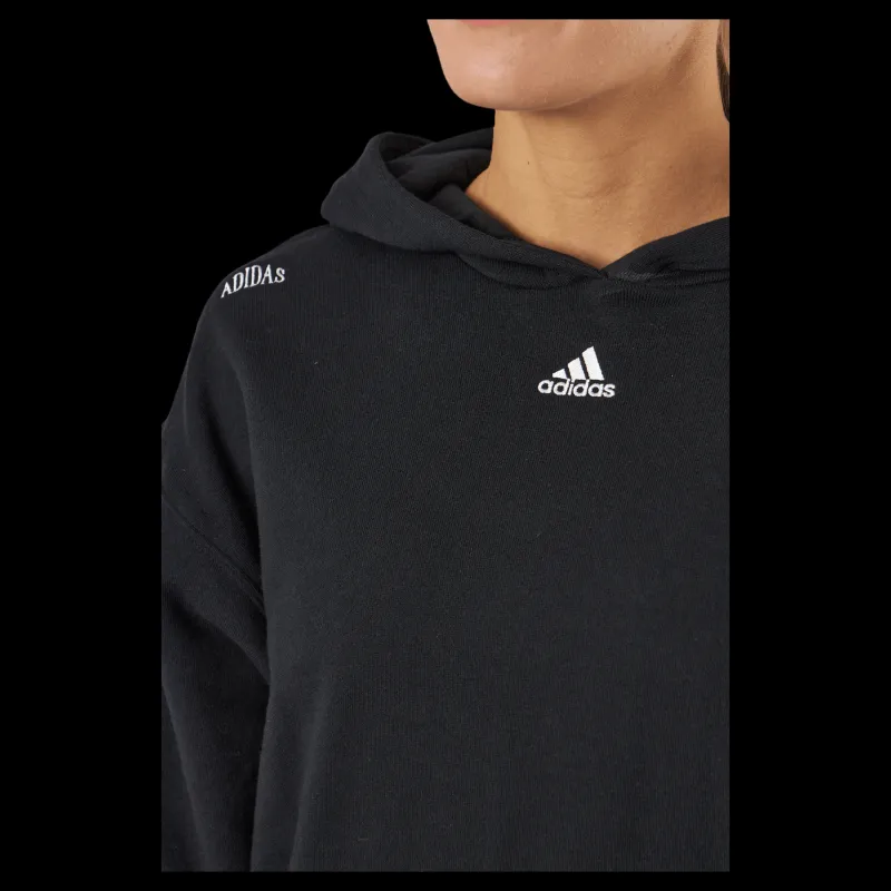 Clearance adidas Relaxed Hoodie with Healing Crystals-Inspired Graphics Black Svart