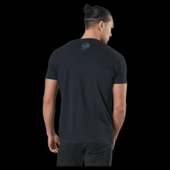 Sale GASP Relentless Skull Tee Washed Black Svart