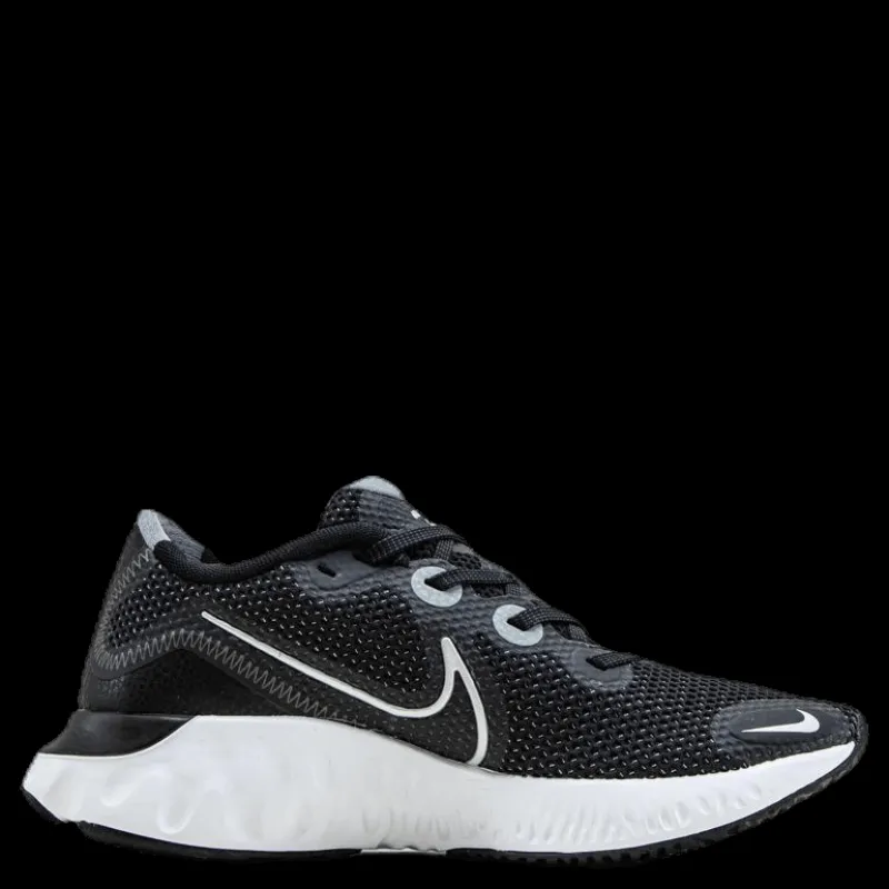 Online Nike Renew Run Black/Silver Svart