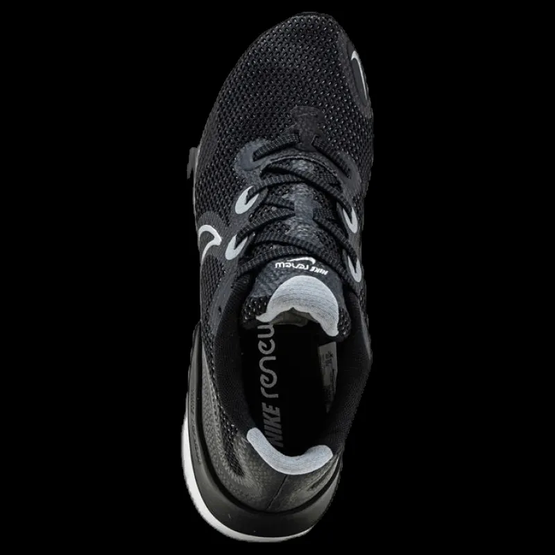 Online Nike Renew Run Black/Silver Svart