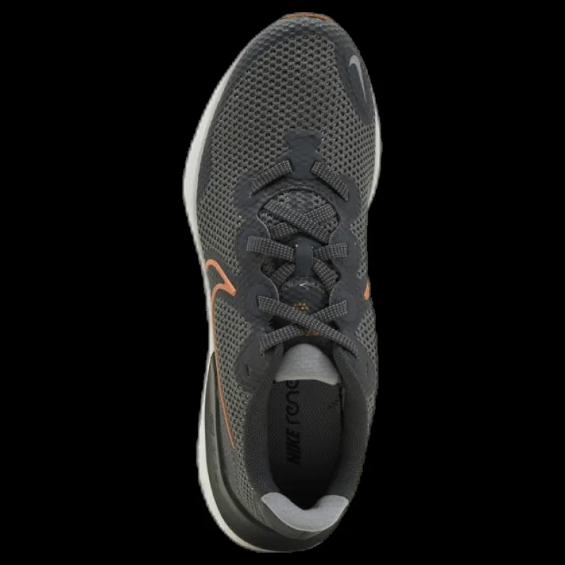 Nike Renew Run GS Big kids Black/Gold Grå Sale