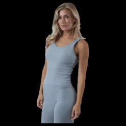 Outlet Pieces Renny Sl Seamless Top Lounge Bc Grey Grå
