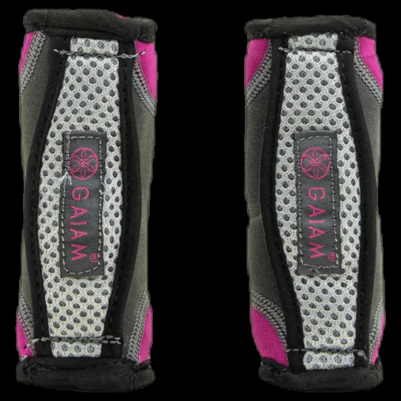 Best Gaiam Restore Walking Weights 2Lb Set Pink/Grey Rosa och Grå
