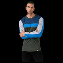 Online Bula Retro wool Crew Green/Grey Grön och Grå