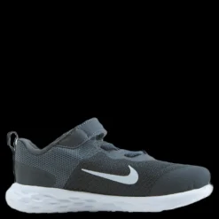 Clearance Nike Revolution 6 Baby/toddler Shoe Iron Grey/white-smoke Grey Svart