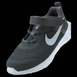 Clearance Nike Revolution 6 Baby/toddler Shoe Iron Grey/white-smoke Grey Svart