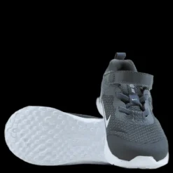Clearance Nike Revolution 6 Baby/toddler Shoe Iron Grey/white-smoke Grey Svart
