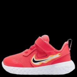 Nike Revolution 5 Fire TD Kids Yellow/Red Röd Discount