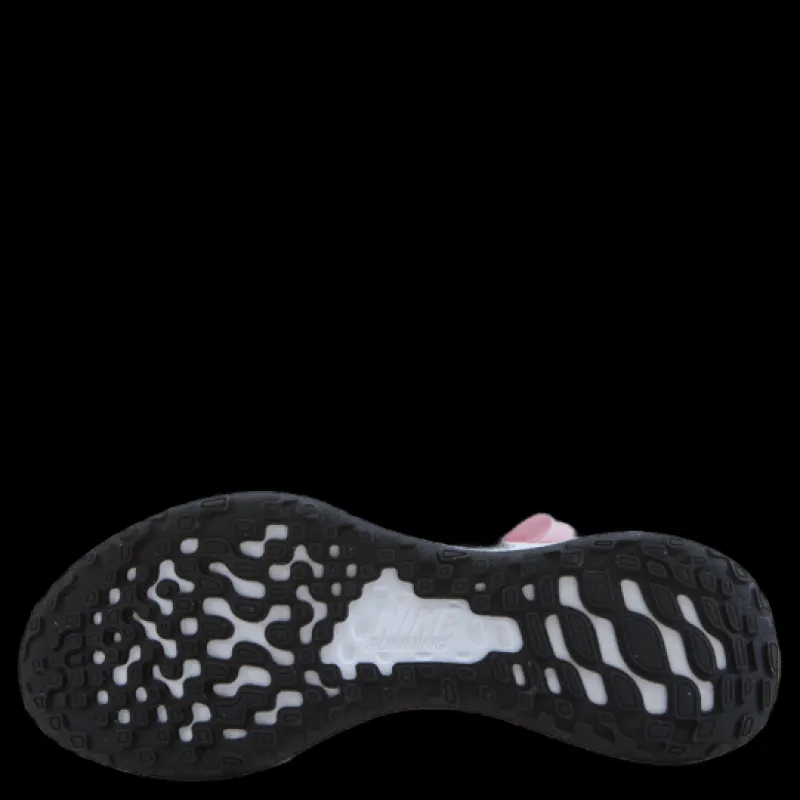 Nike Revolution 6 FlyEase Big Kids' Easy On/Off Road Running Shoes PINK FOAM /BLACK Rosa och Svart Sale