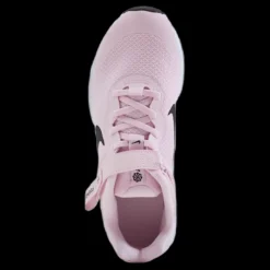 Nike Revolution 6 FlyEase Big Kids' Easy On/Off Road Running Shoes PINK FOAM /BLACK Rosa och Svart Sale