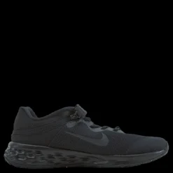 Nike Revolution 6 FlyEase Big Kids' Easy On/Off Road Running Shoes BLACK/BLACK-DK SMOKE GREY Svart Best