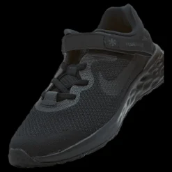 Nike Revolution 6 FlyEase Little Kids' Shoe BLACK/BLACK-DK SMOKE GREY Svart Hot