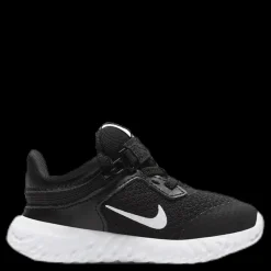 Nike Revolution 5 Flyease Toddler White/Black Svart Best