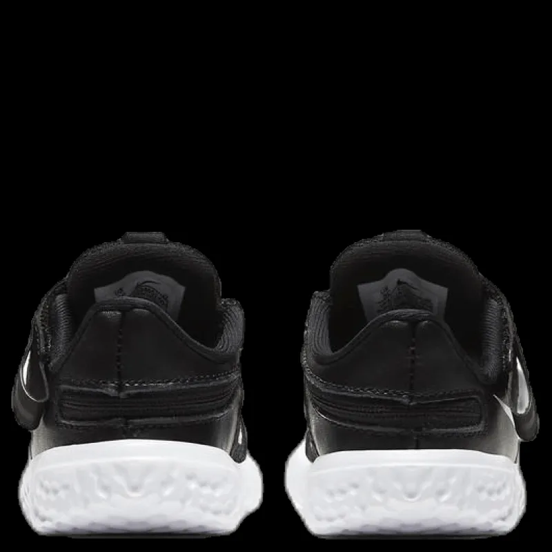 Nike Revolution 5 Flyease Toddler White/Black Svart Best