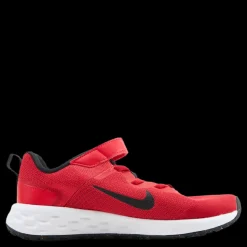 Nike Revolution 6 Little Kids' Shoes UNIVERSITY RED/BLACK Röd Outlet