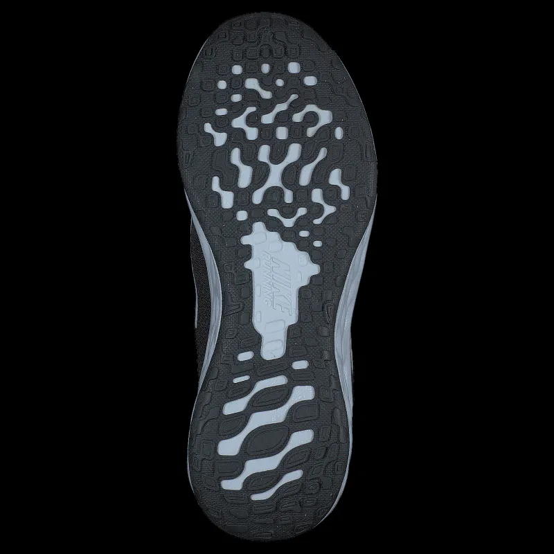 Best Nike Revolution 6 Little Kids' Shoes BLACK/WHITE-DK SMOKE GREY Grå