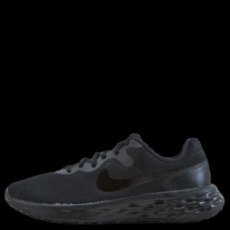 Nike Revolution 6 Next Nature Women's Road Running Shoes BLACK/BLACK-DK SMOKE GREY Svart Discount