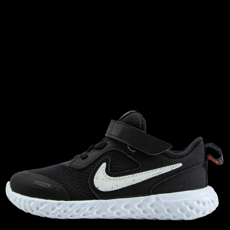 Online Nike Revolution 5 Recycled Toddler White/Black Svart