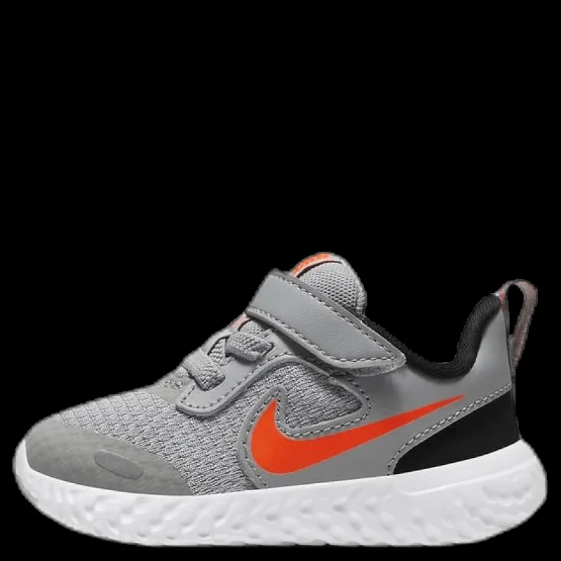 New Nike Revolution 5 TD Orange/Grey Grå