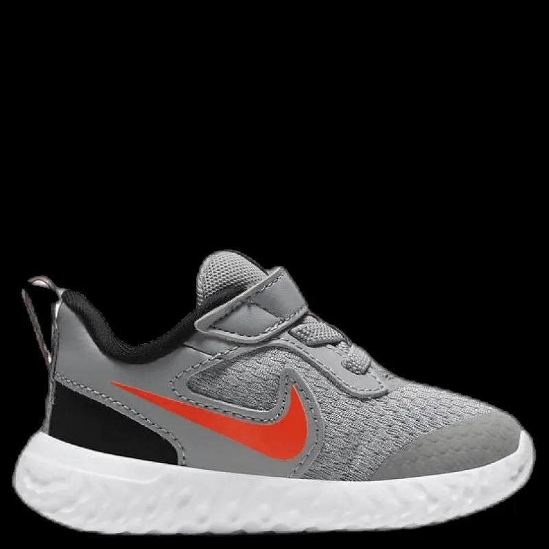 New Nike Revolution 5 TD Orange/Grey Grå