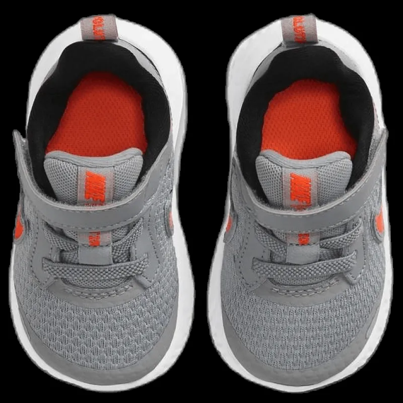 New Nike Revolution 5 TD Orange/Grey Grå
