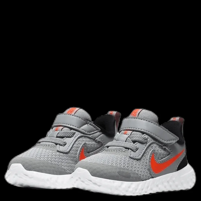 New Nike Revolution 5 TD Orange/Grey Grå