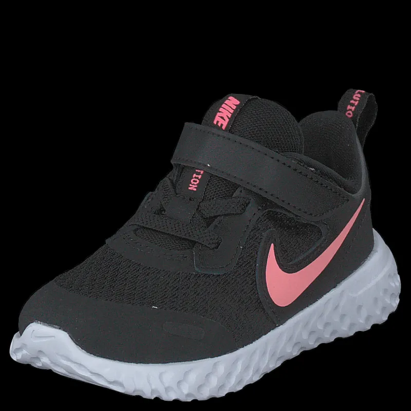 Nike Revolution 5 (tdv) Black/sunset Pulse Svart Clearance