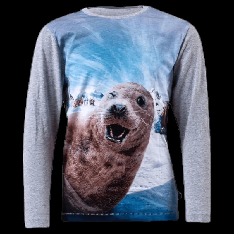 Molo Rexol Seal Wink Grey Grå Discount
