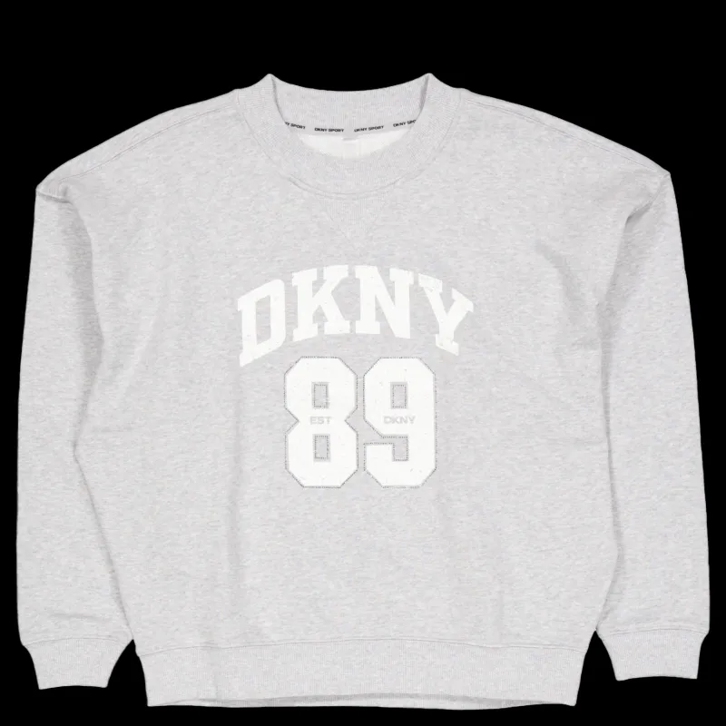 Sale DKNY Sport Rhstn Lg Crew Nk Po Pgh/eggnog Vit