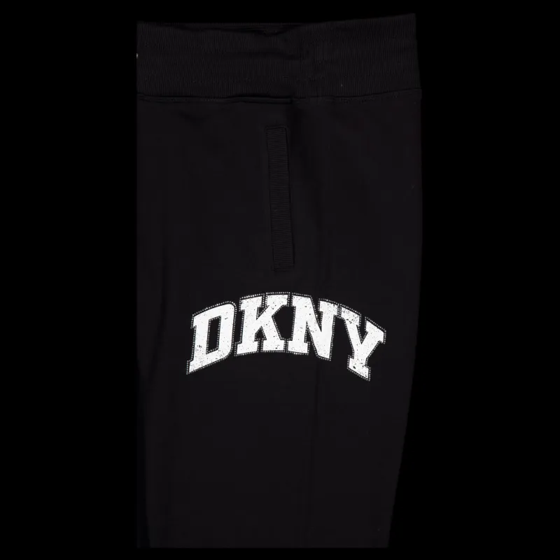 New DKNY Sport Rhstn Lg Rlxd Fit Jo Black/eggnog Svart