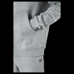 Reebok Ri Flc Oth Bl Hoodie Mgreyh/black Grå Online