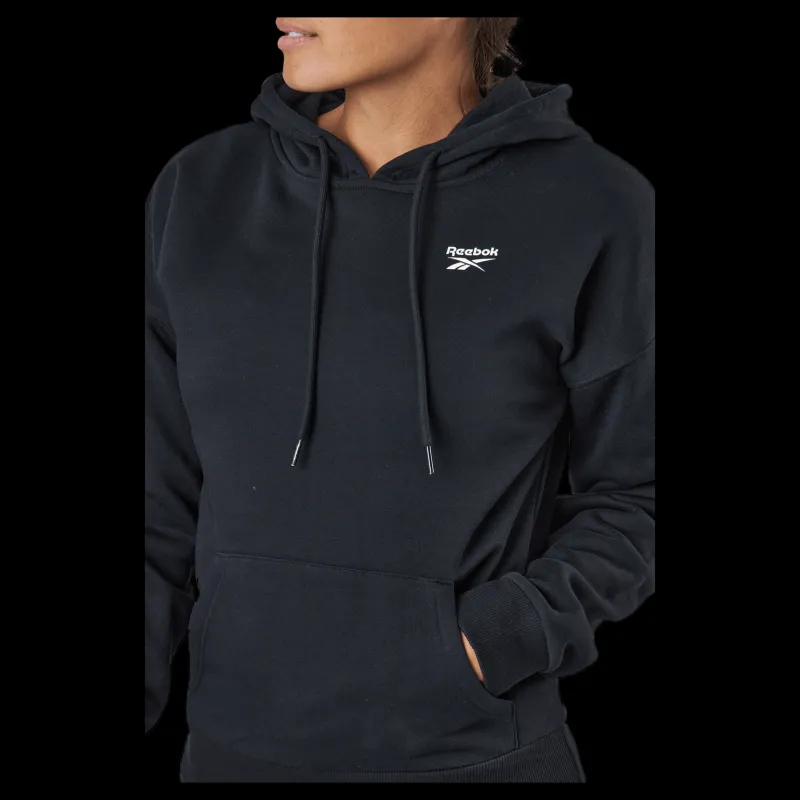 Reebok Ri Fleece Hoody Black Blå Outlet