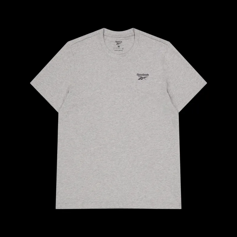 Reebok Ri Left Chest Logo Tee Mgreyh Grå Sale