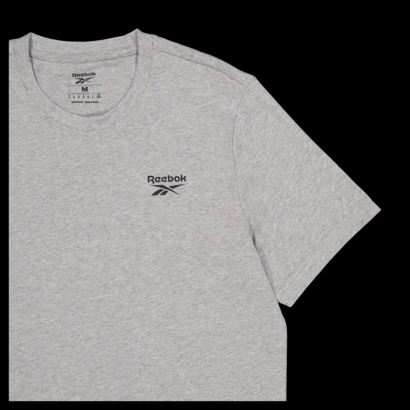 Reebok Ri Left Chest Logo Tee Mgreyh Grå Sale