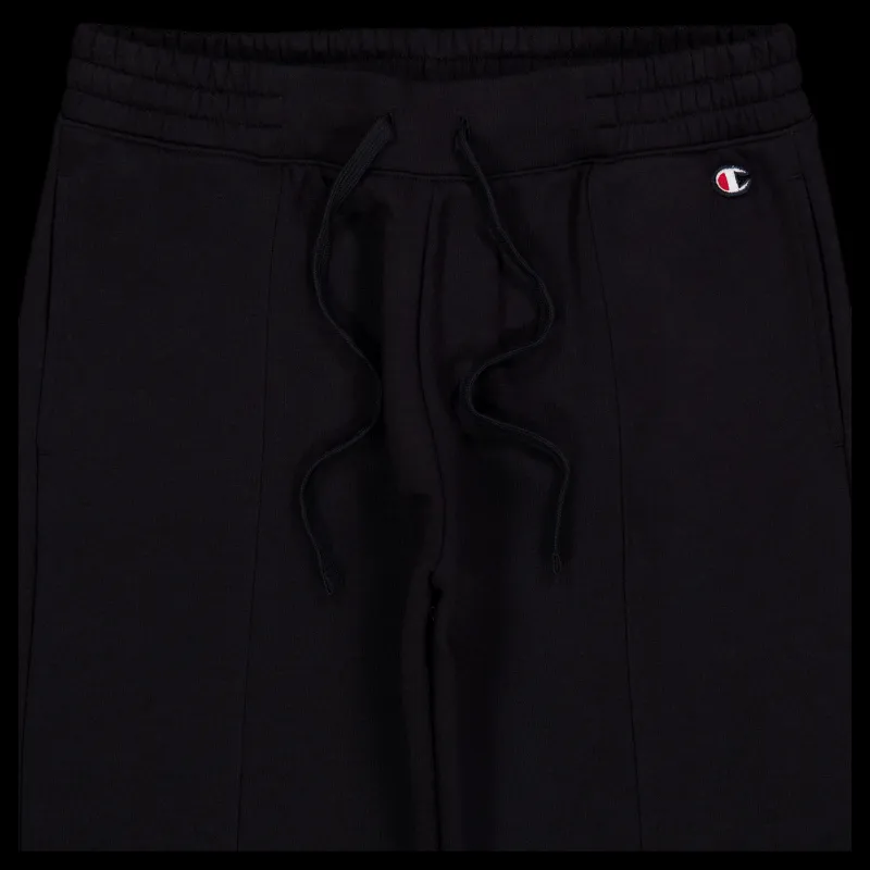 Champion Rib Cuff Pants Black Beauty Svart New