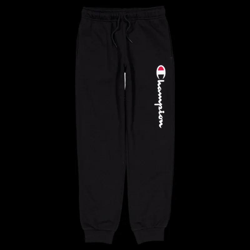 Champion Rib Cuff Pants Black Beauty Svart Outlet