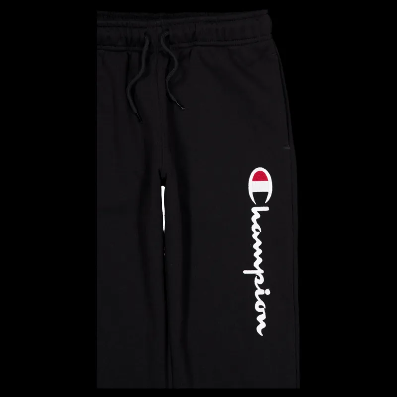 Champion Rib Cuff Pants Black Beauty Svart Outlet