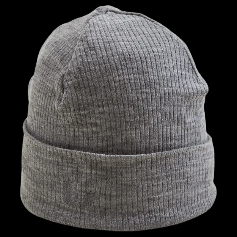 Lindberg Rib Merino Hat Greymelange Grå Outlet