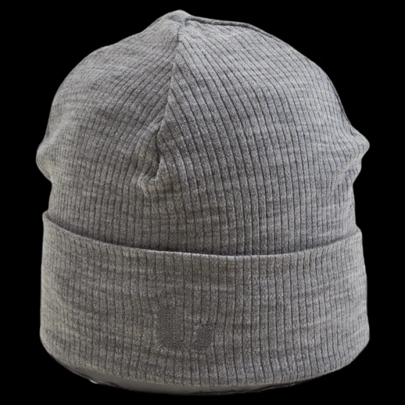 Lindberg Rib Merino Hat Greymelange Grå Outlet