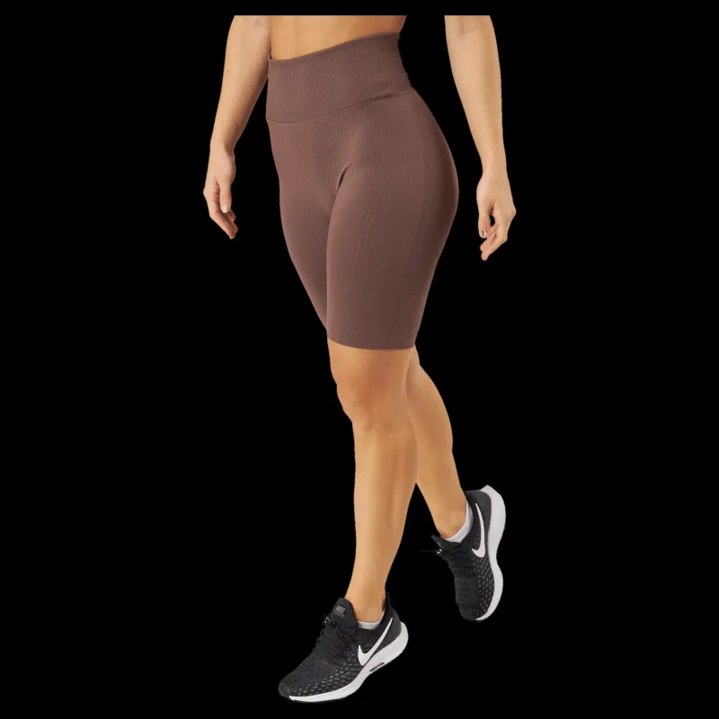 BLACC Rib Seamless Bikers 2.0 Taupe Brun New
