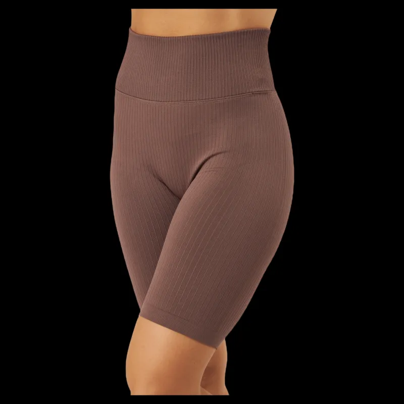 BLACC Rib Seamless Bikers 2.0 Taupe Brun New