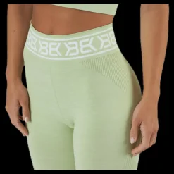 Sale Better Bodies Rib Seamless Legging Green Grön
