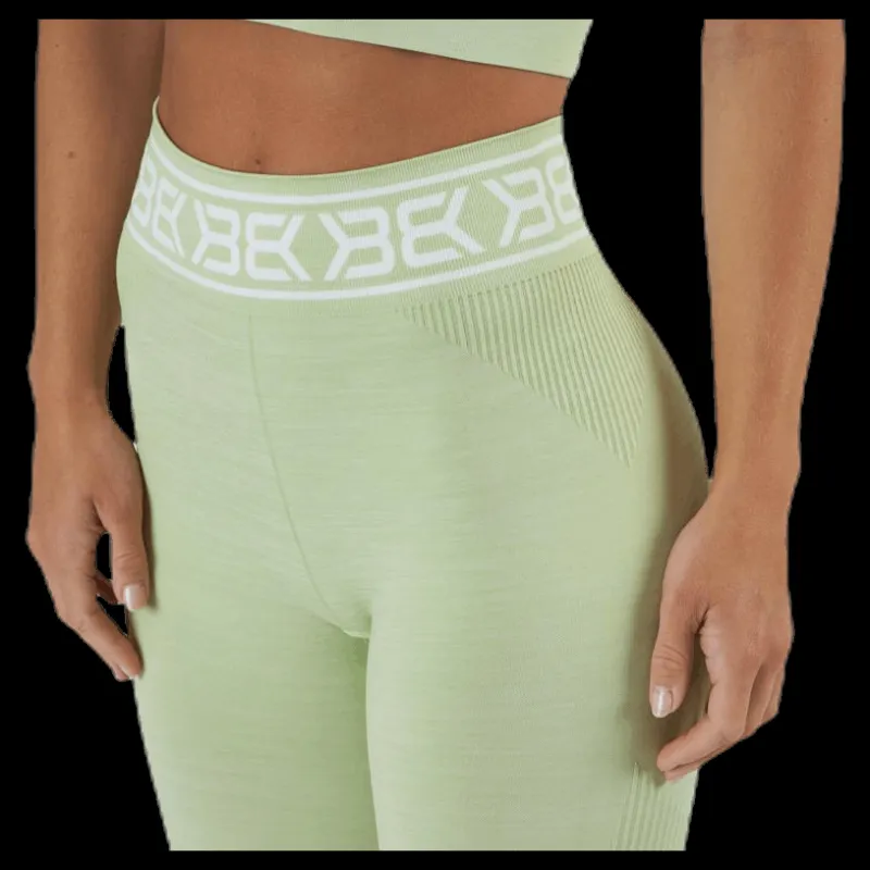 Sale Better Bodies Rib Seamless Legging Green Grön
