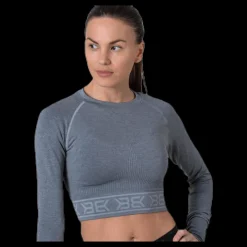 Sale Better Bodies Rib Seamless LS Grey Grå