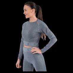 Sale Better Bodies Rib Seamless LS Grey Grå