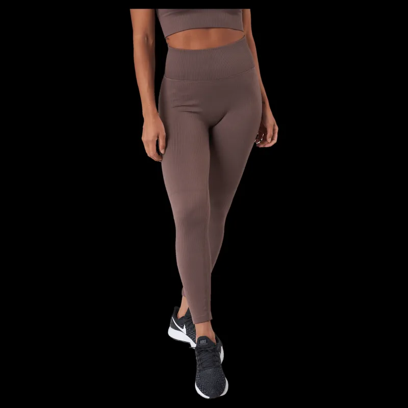 Sale BLACC Rib Seamless Tights 2.0 Taupe Brun